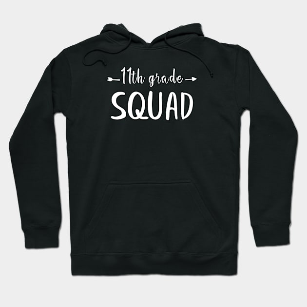 11th Grade Squad Teachers & Students Back To School Hoodie by kaza191